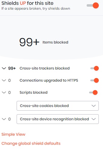 brave browser shield